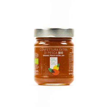 giù giù confettura extra pesca bio biologica gr. 250 prezzemolo e vitale