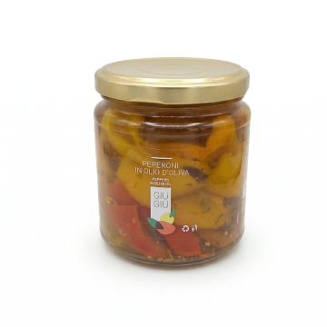 Giù Giù Peperoni in olio d'oliva ml.314 prezzemolo e vitale