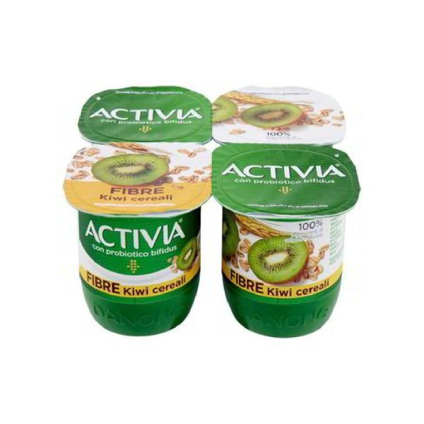 Danone Activia Yogurt Kiwi ai cereali e frutta gr. 125x4 Spesa online da Palermo verso tutta Italia