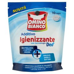 Omino Bianco Idrocaps Additivo igienizzante sbiancante x 10