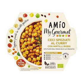 Amio Ceci speziati curry mirtilli rossi bio gr. 270