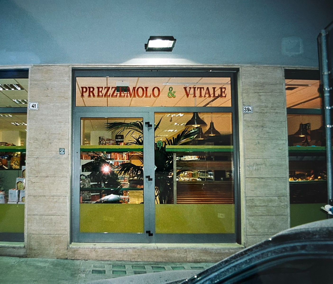 Insegna originale o vetrina d'epoca